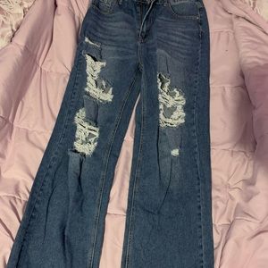 a pair of jeans from shein